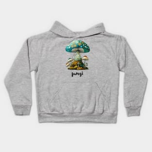 Fungi Mushrooms and  Moss Kids Hoodie